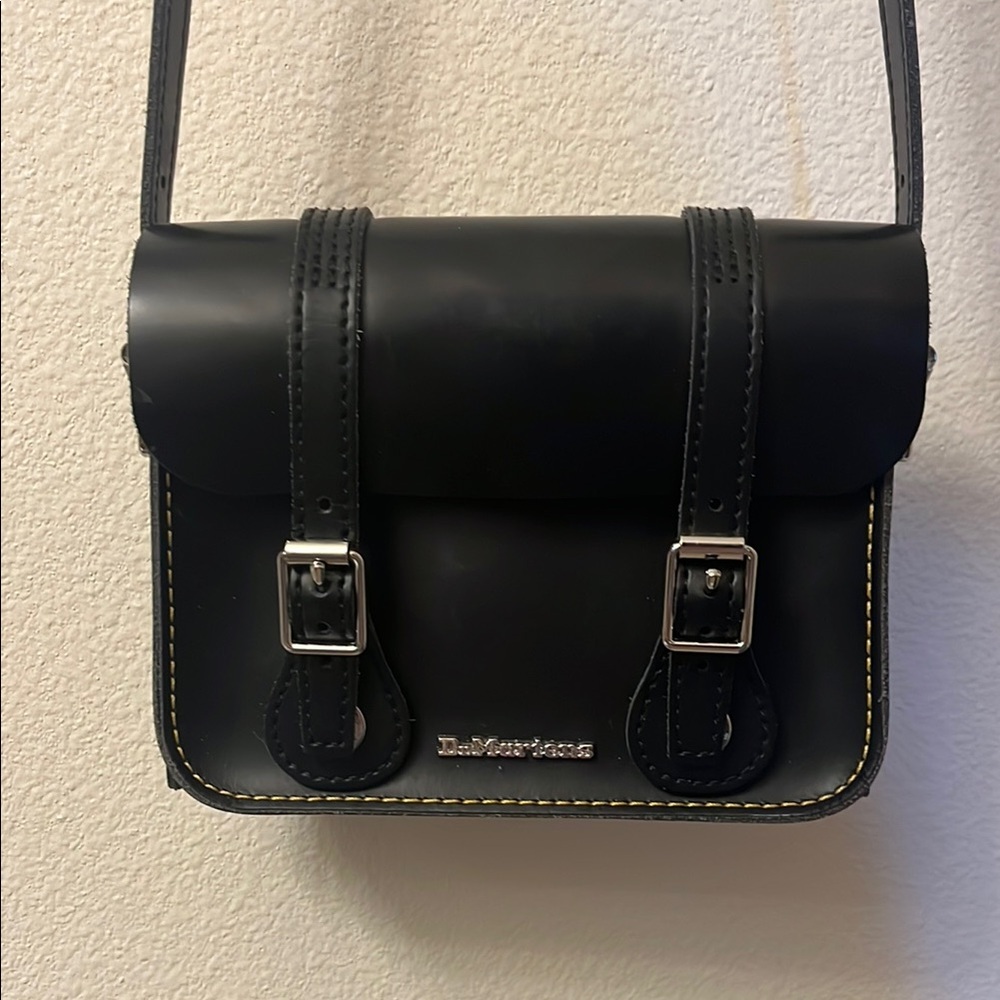 Dr. Martens Black Leather satchel bag
